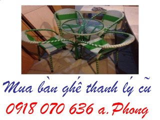 0918070636 - mua ban ghe cafe TPHCM $$ thanh lý