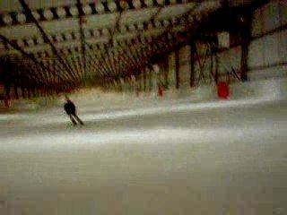 J'apprends à faire du snow.