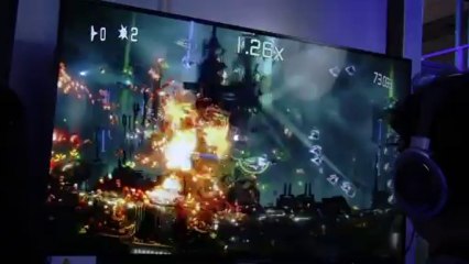 PS4 Resogun - TGS 2013 Gameplay Showfloor Demo - HD