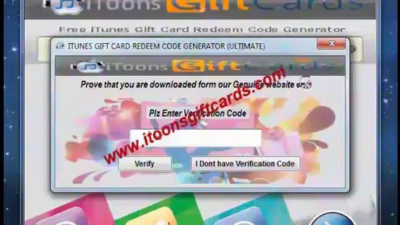 iTunes Card FREE iTunes Card Generator