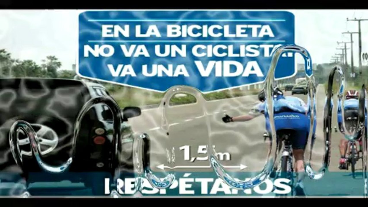 En bicicleta
