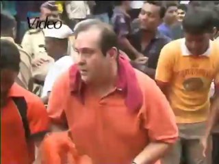 Randhir Rajiv Kapoor at Ganpati visarjan