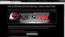 Pro Evolution Soccer PES 2014 Crack Giveway Free Serials/Codes Download