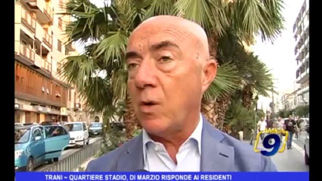 Trani | Quartiere stadio, Di Marzio risponde ai residenti