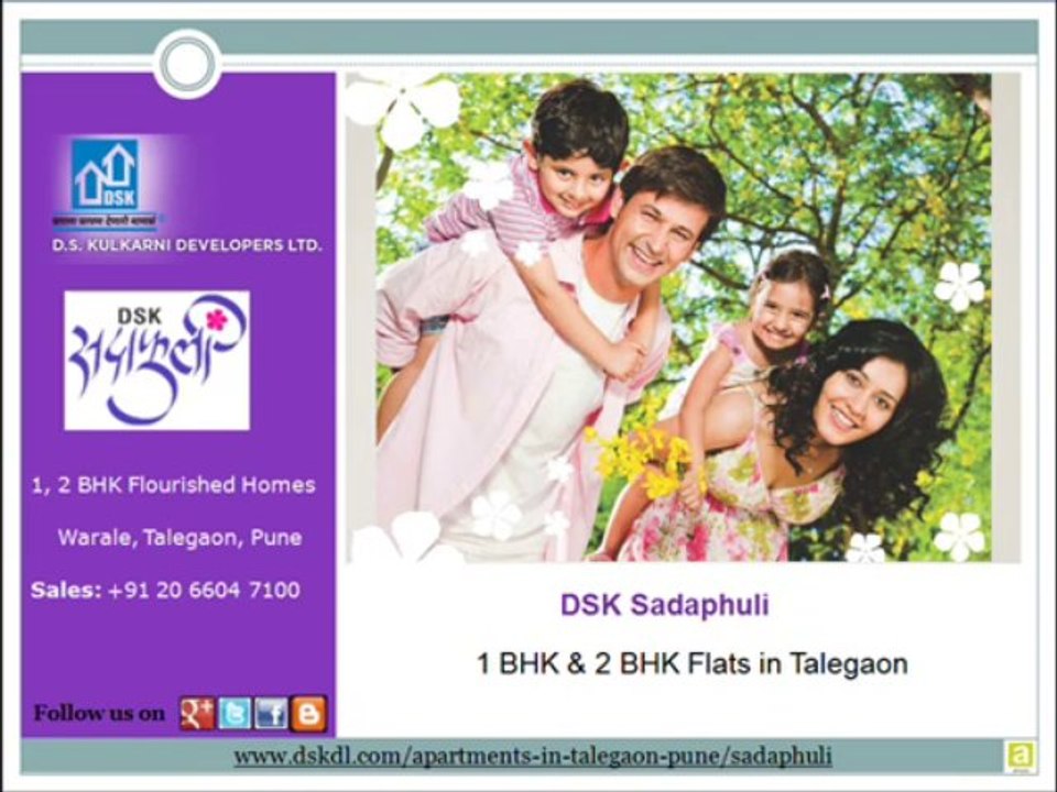 1 BHK Flats in Talegaon Pune by DSK Developers