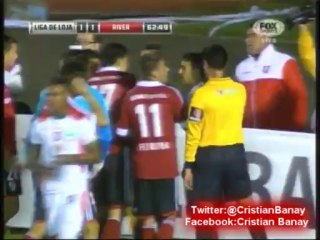 Liga de Loja 2 River 1 (Relato Pablo Giralt) Copa Sudamericana 2013 Los goles