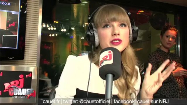 Cauet apprend une chanson en français à Taylor Swift - C'Cauet sur NRJ