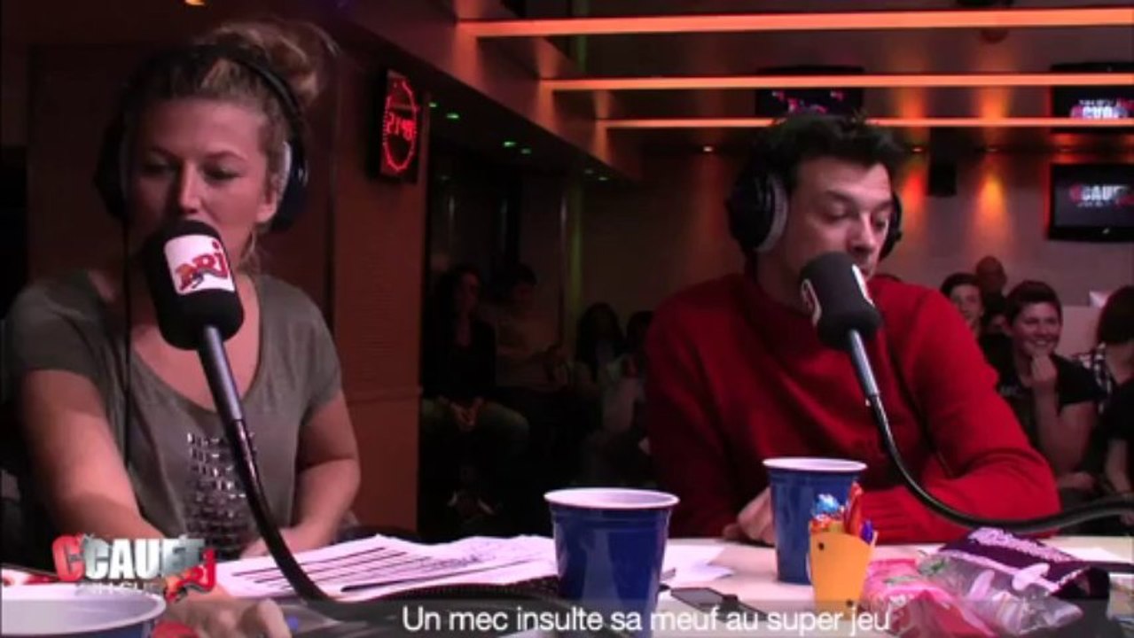 Un mec insulte sa meuf au super jeu - C'Cauet sur NRJ
