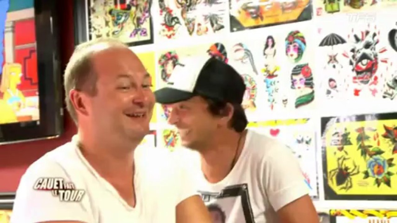 Cauet et Piètre sabotent le tatouage de Jeff - Cauet Fait le Tour
