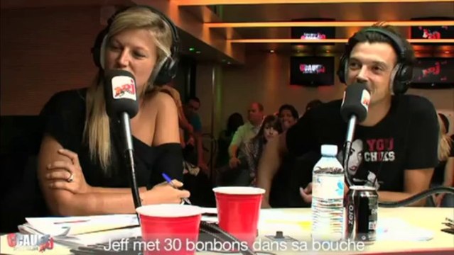 Jeff met 30 bonbons dans sa bouche - C'Cauet sur NRJ