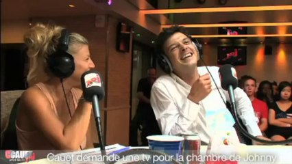 Cauet demande une tv pour Johnny - C'Cauet sur NRJ