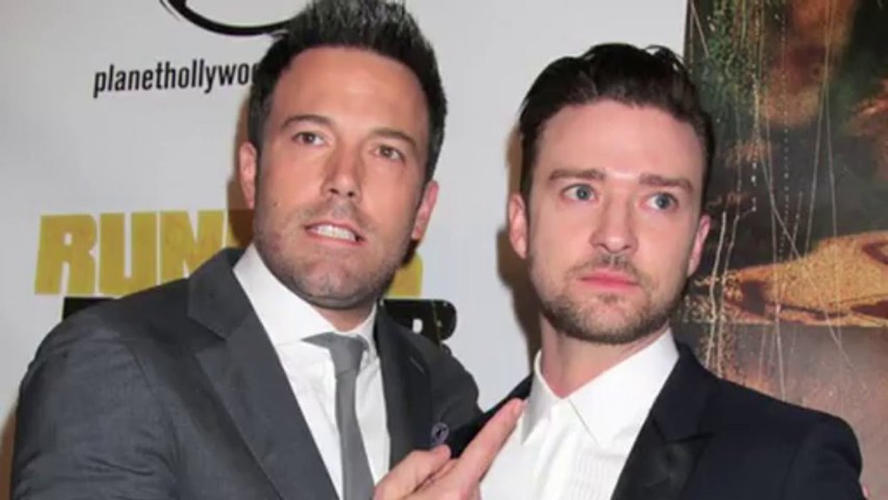 Justin Timberlake And Ben Affleck Have Fun At Runner Runner Premiere Las Vegas