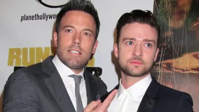 Justin Timberlake And Ben Affleck Have Fun At Runner Runner Premiere Las Vegas