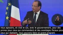 Ecologie : ce que propose Hollande aux particuliers