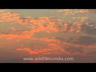 Reddish sunset