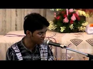 Young spiritual singer of Rock satsang