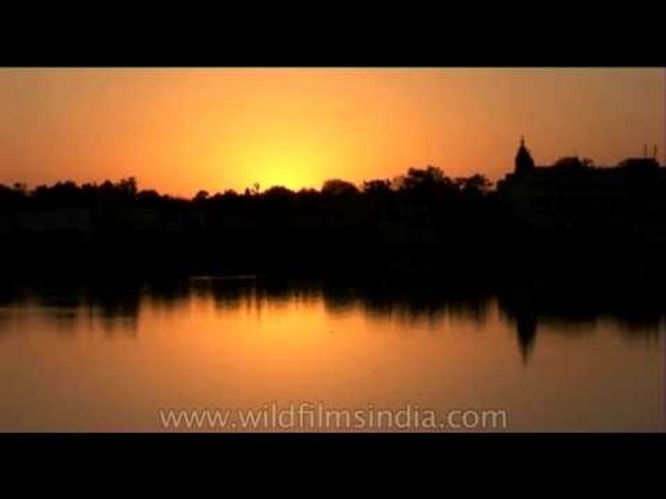 Sunset at Jaipur, Rajasthan.