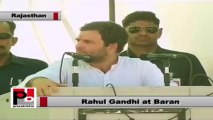 Rahul Gandhi in Baran (Rajasthan) says Panchayati Raj empowers rural poor