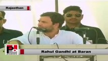 Rahul Gandhi in Baran (Rajasthan): We don’t give toll promises; believe in action