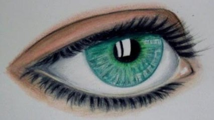 CÓMO DIBUJAR UN OJO CON COLORES SIMPLES (PRISMACOLORS)