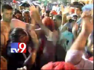 MLA Jagga Reddy dances in Medak Ganesh immersion procession
