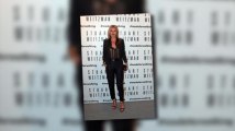 Kate Moss Goes Braless in a Sheer Shirt at Milan Fashion Week