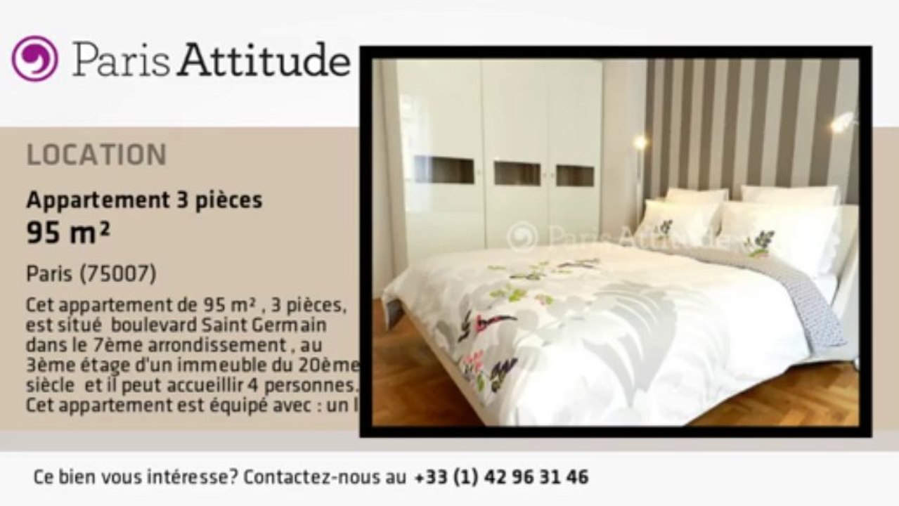 Appartement 2 Chambres à louer - St Germain, Paris - Ref. 8843