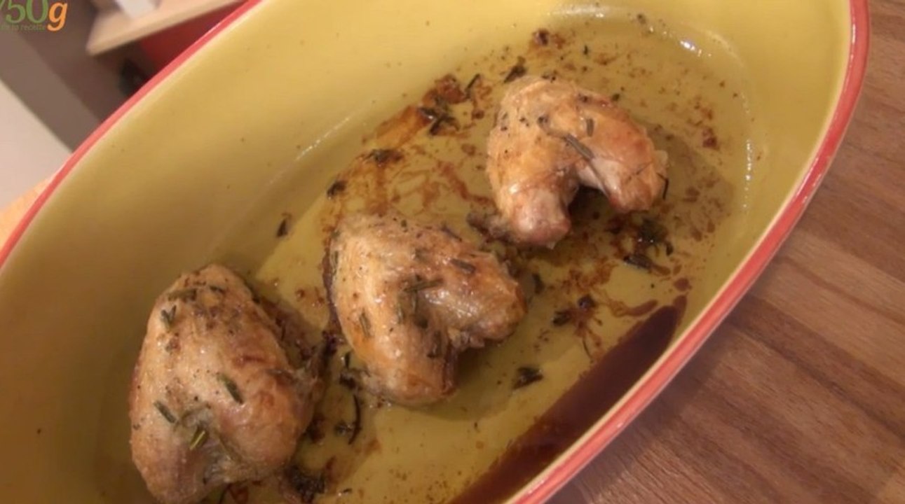 Recette de Suprêmes de cailles rôties - 750 Grammes