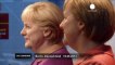 Angela Merkel new wax figure unveiled at... - no comment