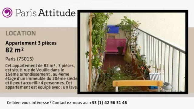 Appartement 2 Chambres à louer - Plaisance/Pernety, Paris - Ref. 8839
