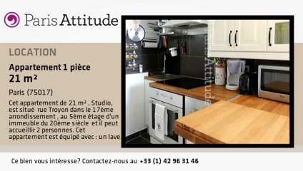 Appartement Studio à louer - Arc de Triomphe, Paris - Ref. 8838