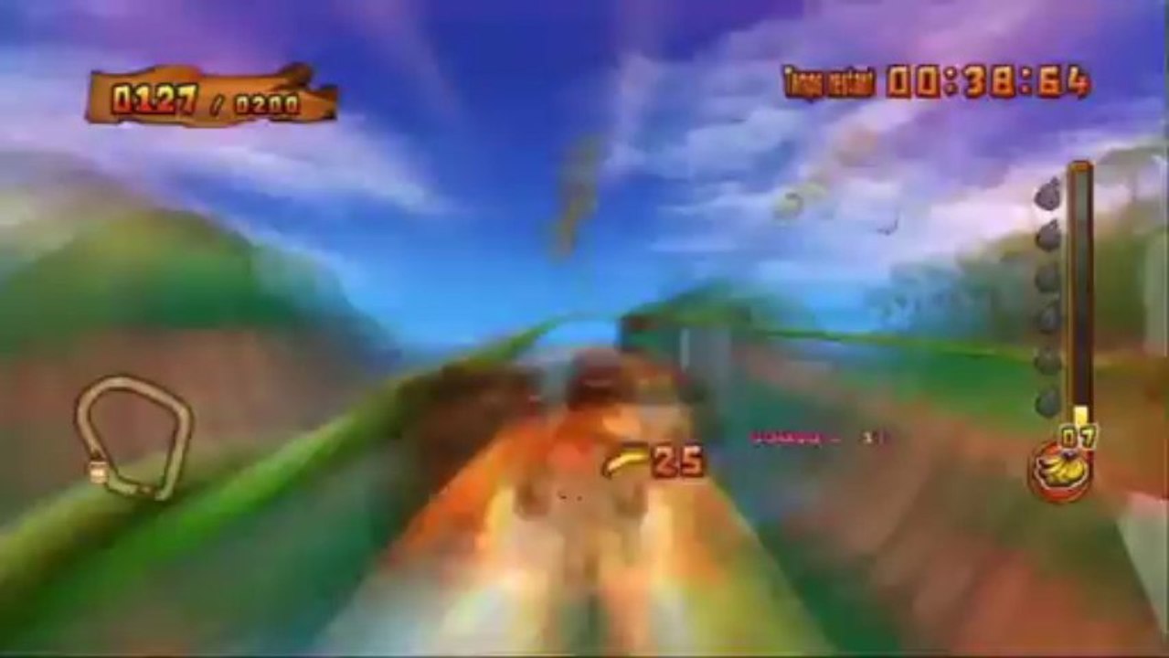 Donkey Kong : Jet Race - Défis de Candy - Niveau 1 - Défi #4 : Récolte des bananes !