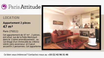 Appartement 1 Chambre à louer - Parmentier, Paris - Ref. 8936