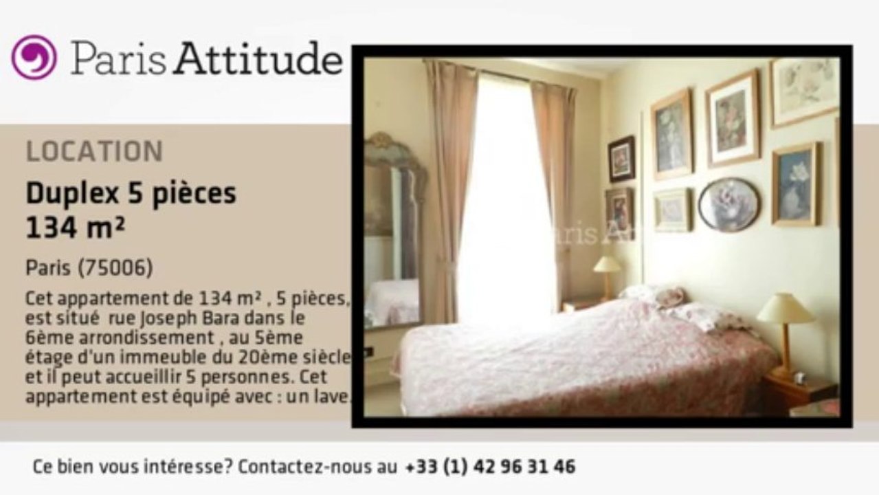 Duplex 4 Chambres à louer - Jardin du Luxembourg, Paris - Ref. 8887