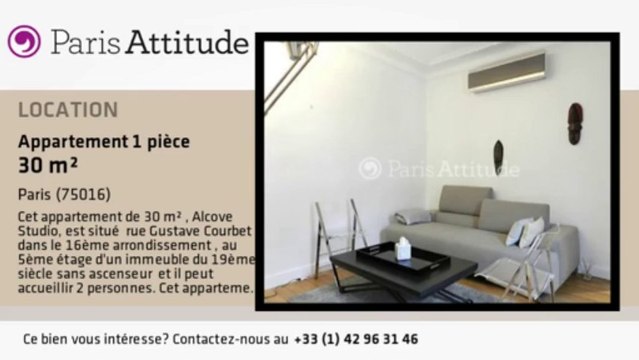 Appartement Alcove Studio à louer - Victor Hugo, Paris - Ref. 8859