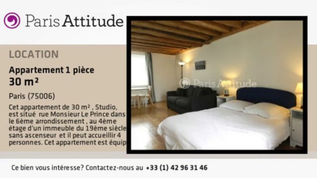 Appartement Studio à louer - Jardin du Luxembourg, Paris - Ref. 8855