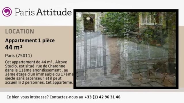 Appartement Alcove Studio à louer - Voltaire, Paris - Ref. 8821