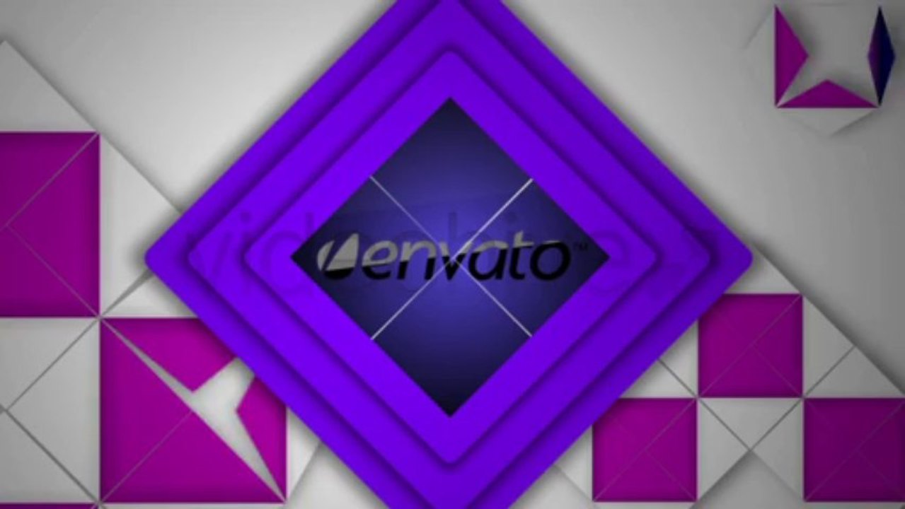 Logo Opener - Flipping Diamond Style - After Effects Template