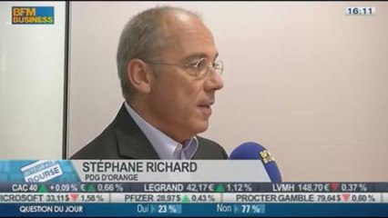 Sortie de l'iPhone 5S et de l'iPhone 5C : Stéphane Richard, dans Intégrale Bourse - 20/09