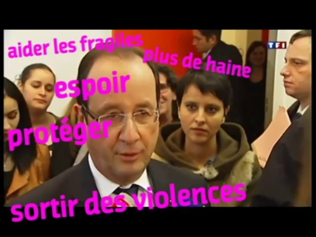 La réponse de Hollande aux violences faites aux femmes