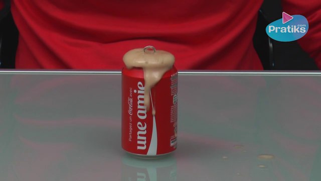 Astuce - Comment ouvrir une canette de soda remuée