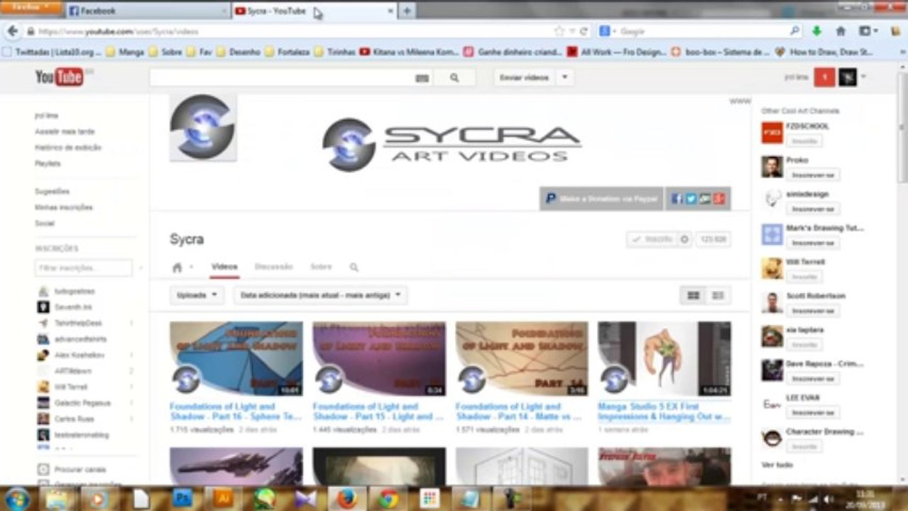 conversa - um pouco sobre meus desenhos