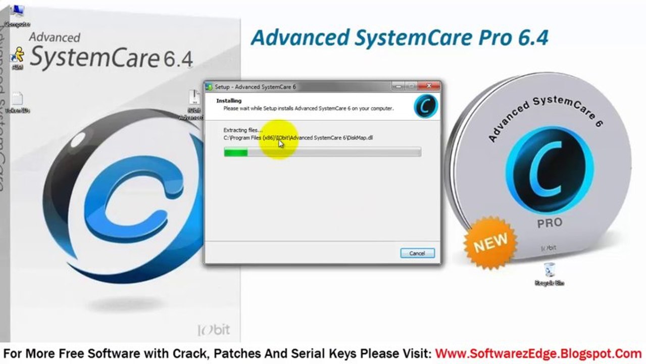 FREE Advanced SystemCare ASC Pro v6.4.0.289 With Original Products Serial Keys [Install Tutorial Video]