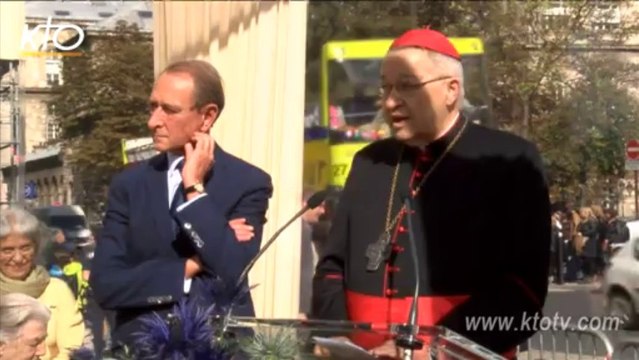 Inauguration du Petit Pont Cardinal Lustiger