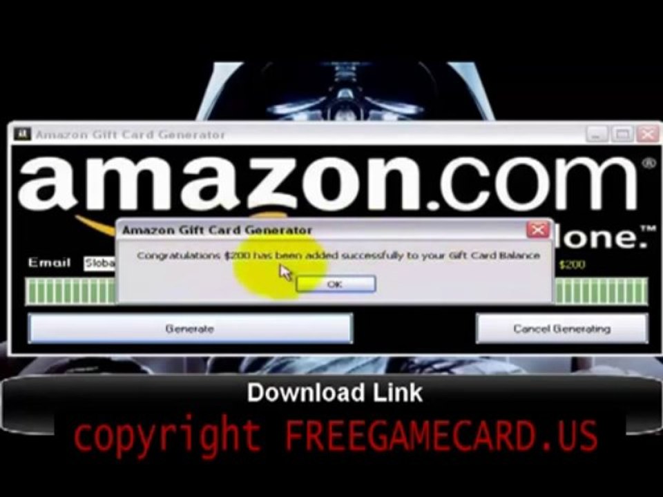 FREE AMAZON GIFT CARD GENERATOR [WITH PROOFS JANUARY] 2013