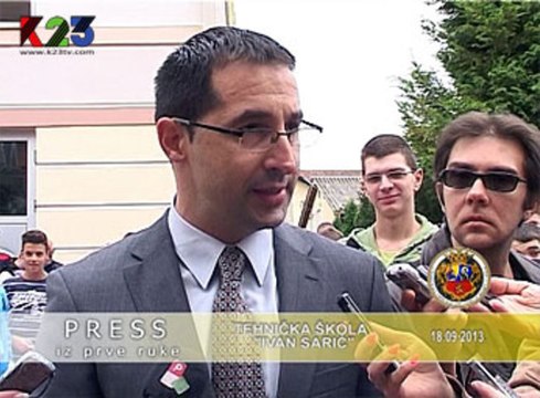K23TV - Press iz prve ruke - Tehnička škola Subotica - 18. seprembar 2013.