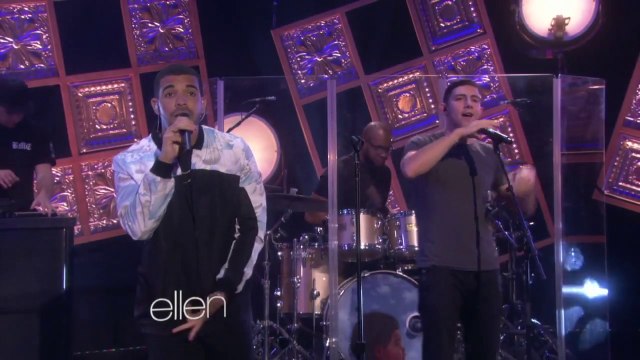 DRAKE ft MAJID JORDAN Hold On, We’re Going Home Live at the Ellen Show 20/09/2013 (HD).