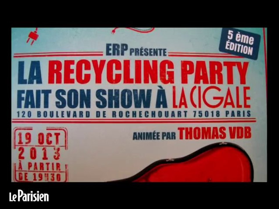 La "recycling party" expliquée par Thomas VDB