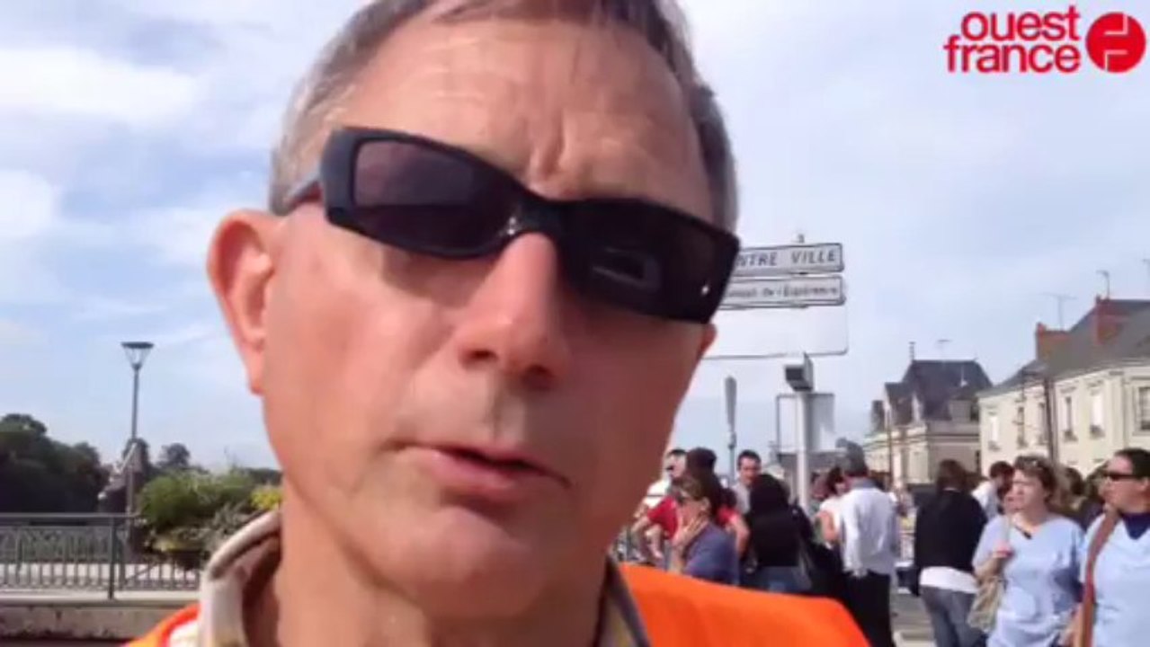 200 grévistes à l'hôpital - Manifestation contre les suppressions de RTT