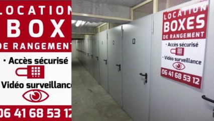 BOX STOCKAGE A LOUER SECTEUR AIX EN PROVENCE LES MILLES PLAN DE CAMPAGNE